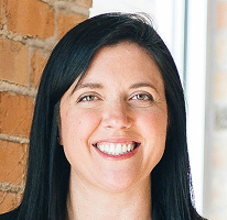 Head portrait of Sophie Hartwell, leader of the customer support service team